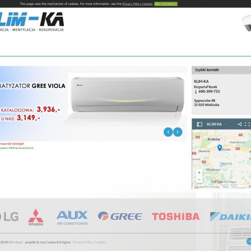 Montaż klimatyzacji kraków cennik w Krakowie