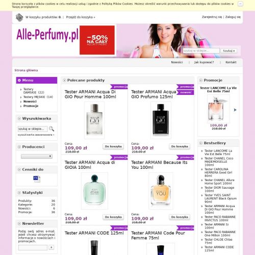 Markowe perfumy online - Wrocław