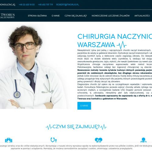 Klejenie żylaków - Warszawa
