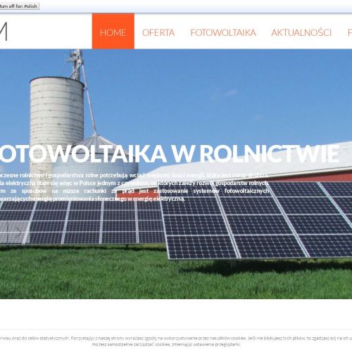 Konstrukcja fotowoltaiczna - Katowice
