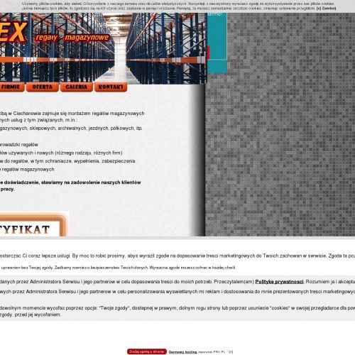 Montaż regałów magazynowych