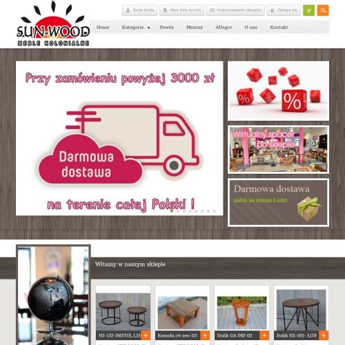 Meble kolonialne sklep w Krakowie