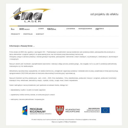 Cięcie laserem 3d detali z blachy aluminiowej w Wieleniu