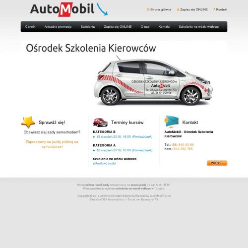 Toruń - szkoła jazdy