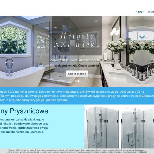 Szklana zabudowa tarasów - Pruszków