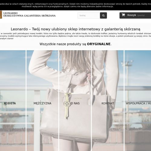 Poznań - torebka skórzana na ramię