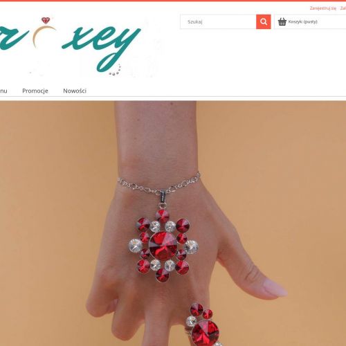 Kolczyki ślubne swarovski