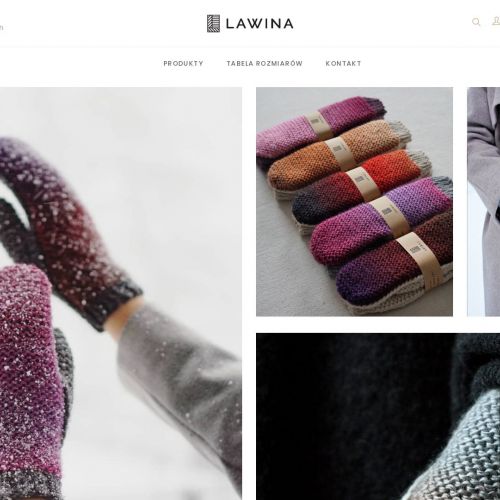 Rękawiczki jednopalczaste wełniane