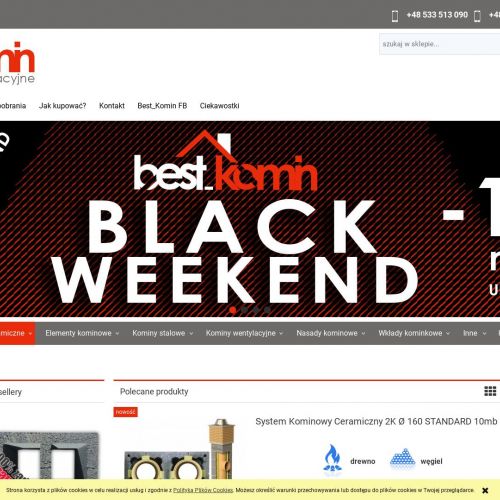 System mocowania komina