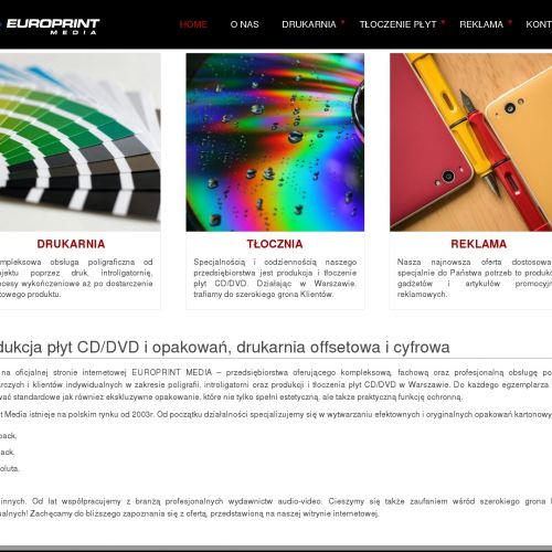 Tłocznia płyt dvd - Legionowo