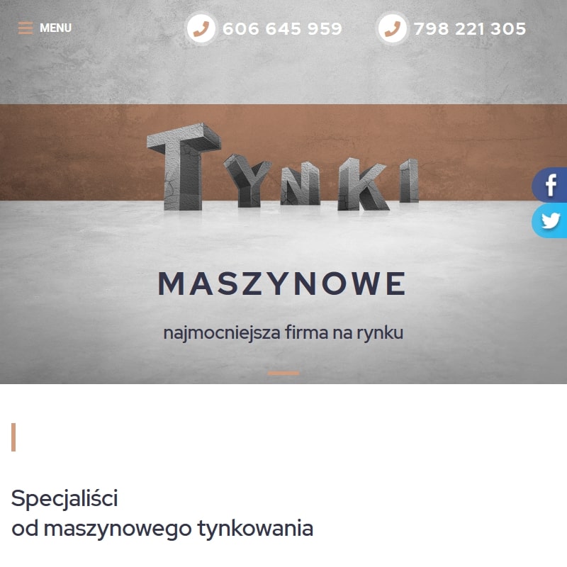 Tynkowanie maszynowe ścian łódź w Łodzi