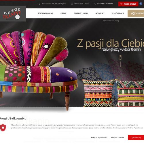 Filc tapicerski w Kępnie