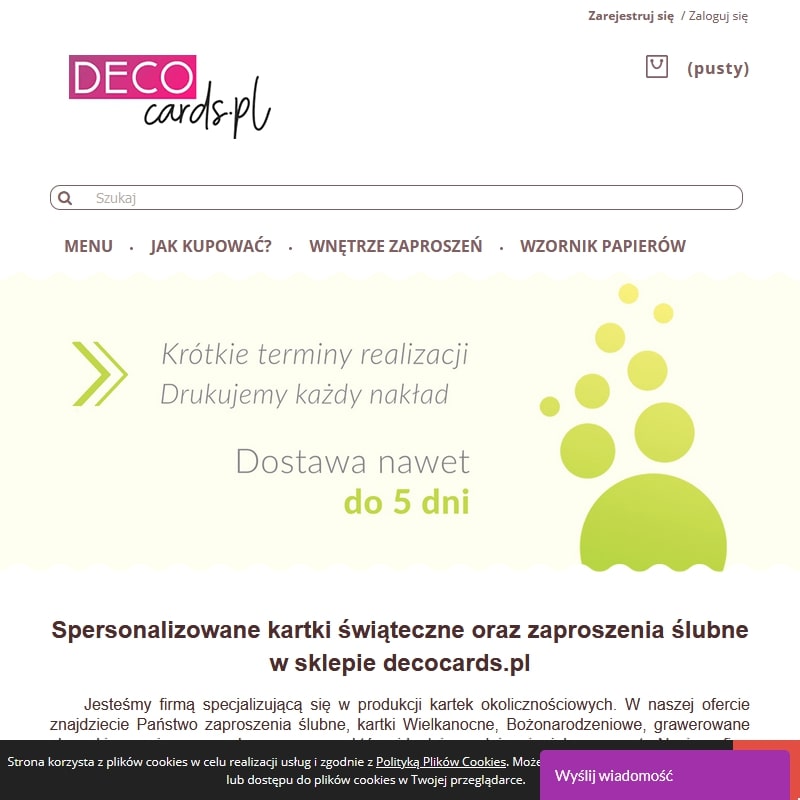 Personalizowane kartki świąteczne
