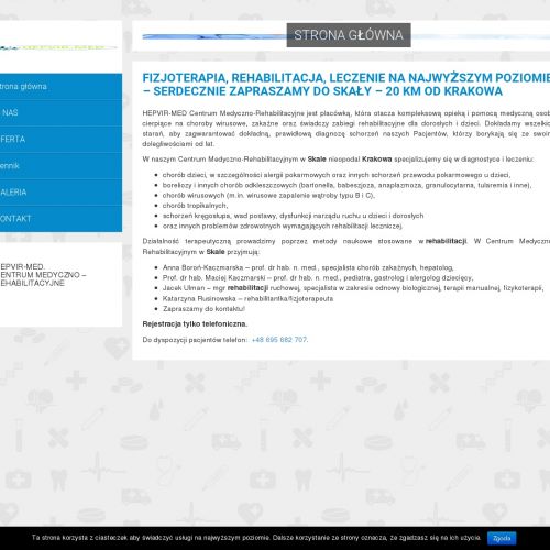 Korekcja wad postawy u dzieci skała