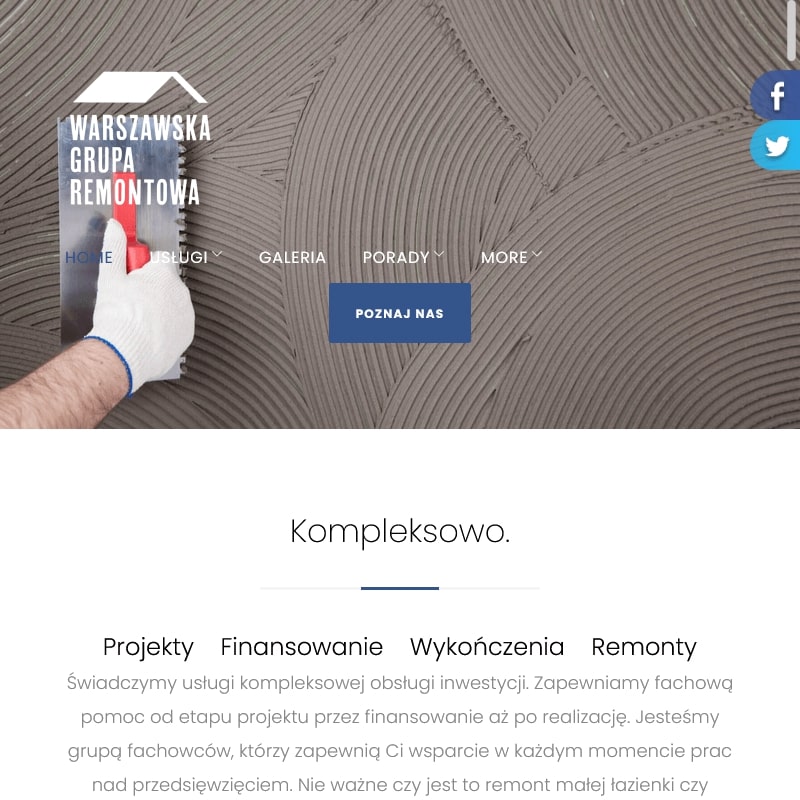 Warszawa - wykończenie pod klucz