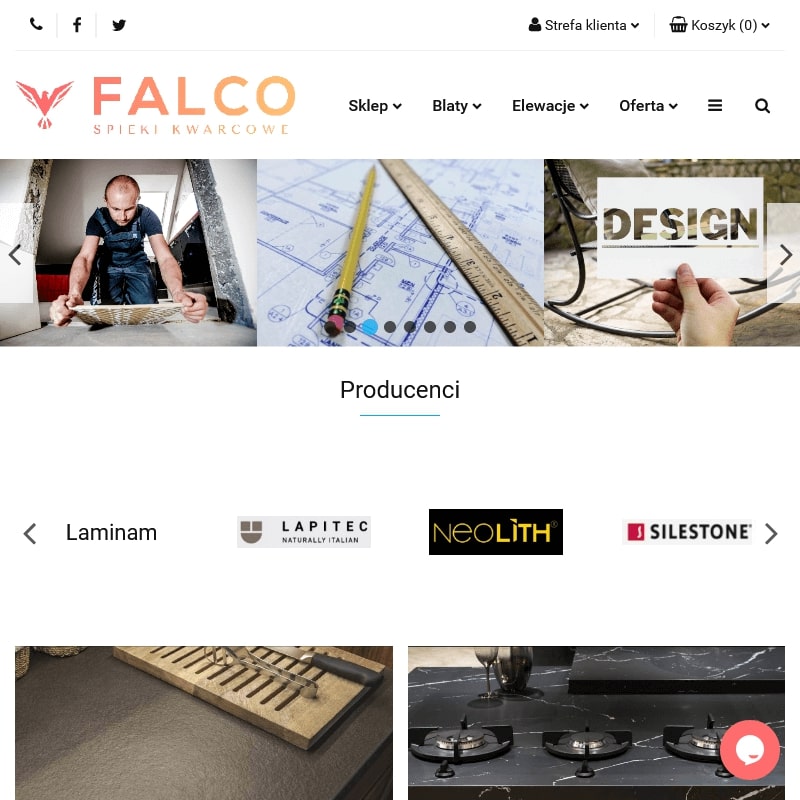 Zielona Góra - schody ze spieku kwarcowego