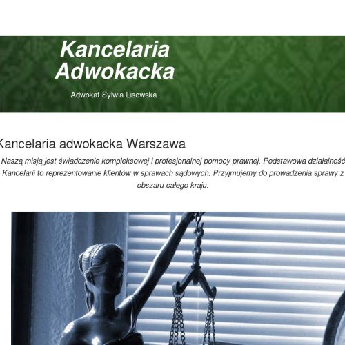 Kancelaria adwokacka warszawa prawo karne w Warszawie