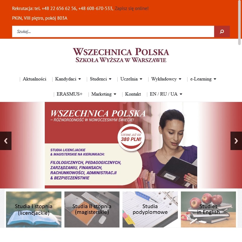 Informatyka podyplomowe - Warszawa