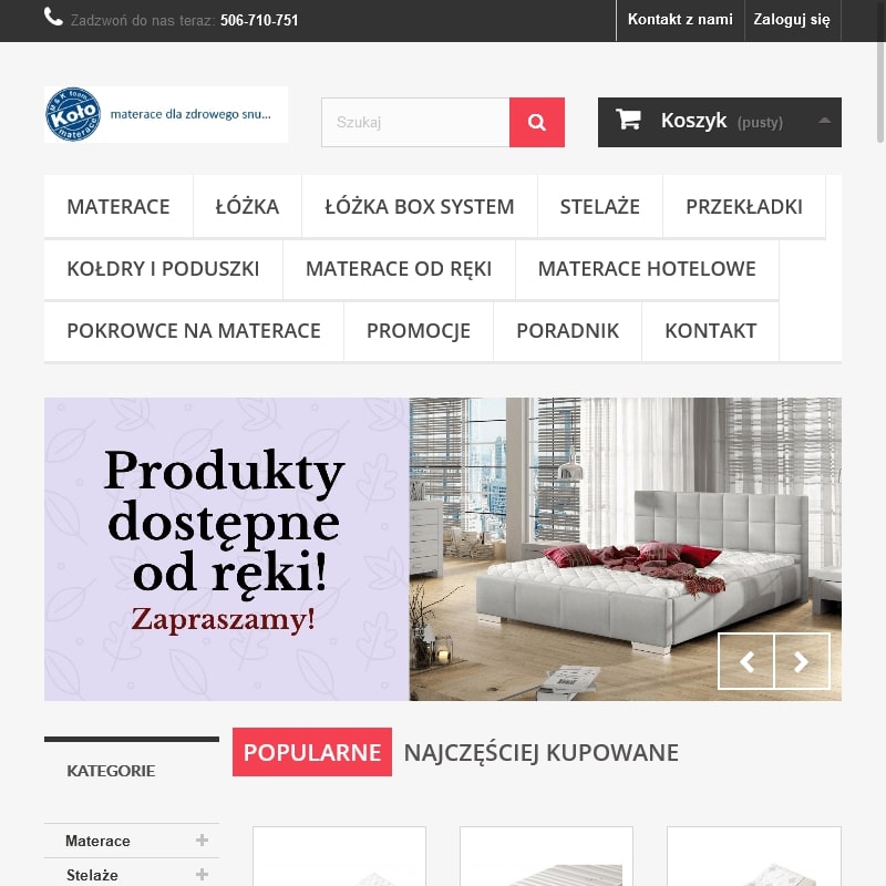 Materac venus w Kole