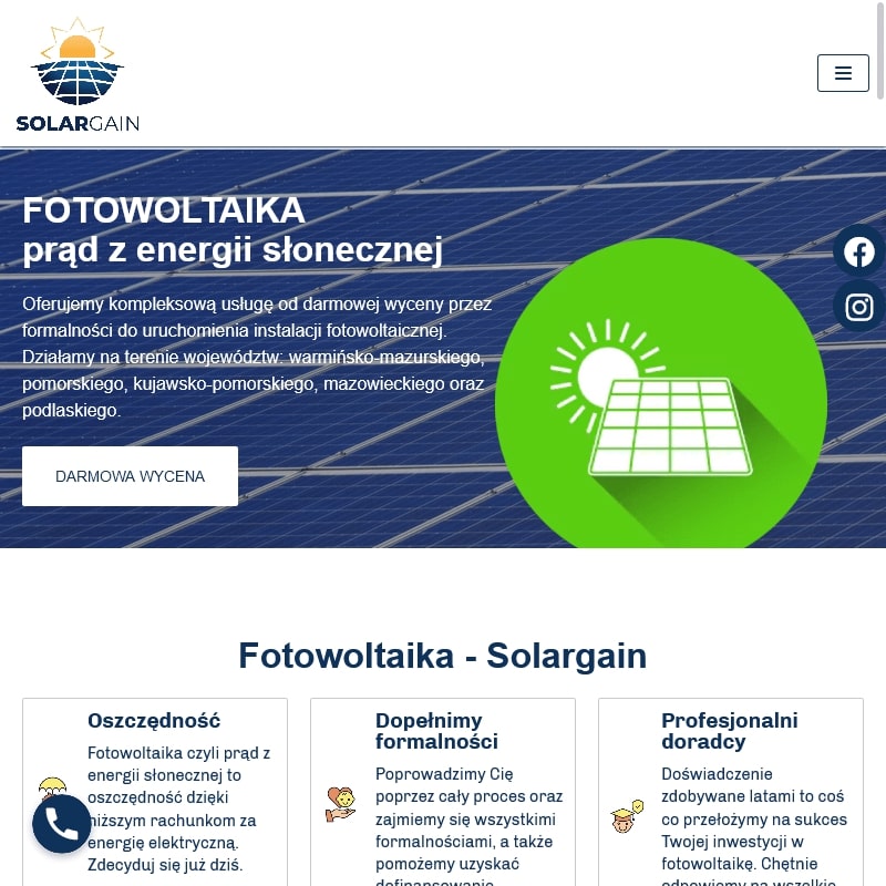 Instalacje fotowoltaiczne w Ełku
