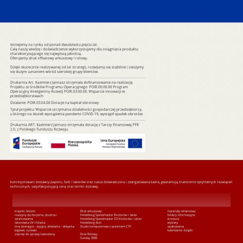 Warszawa - drukarnia rolowa