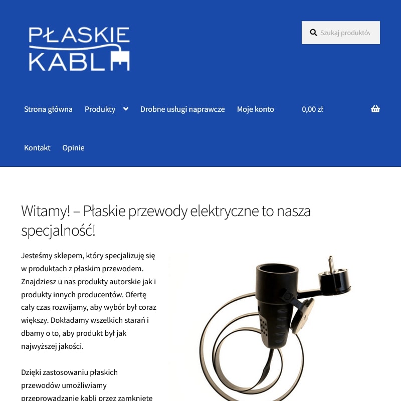 Płaski przewód elektryczny