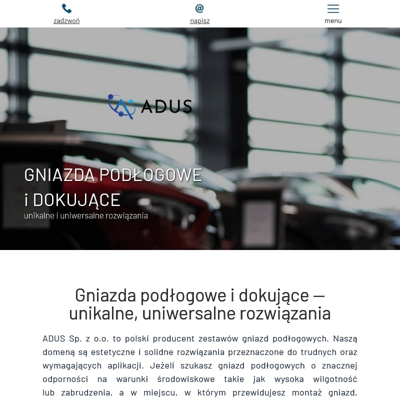 Puszka elektryczna podłogowa