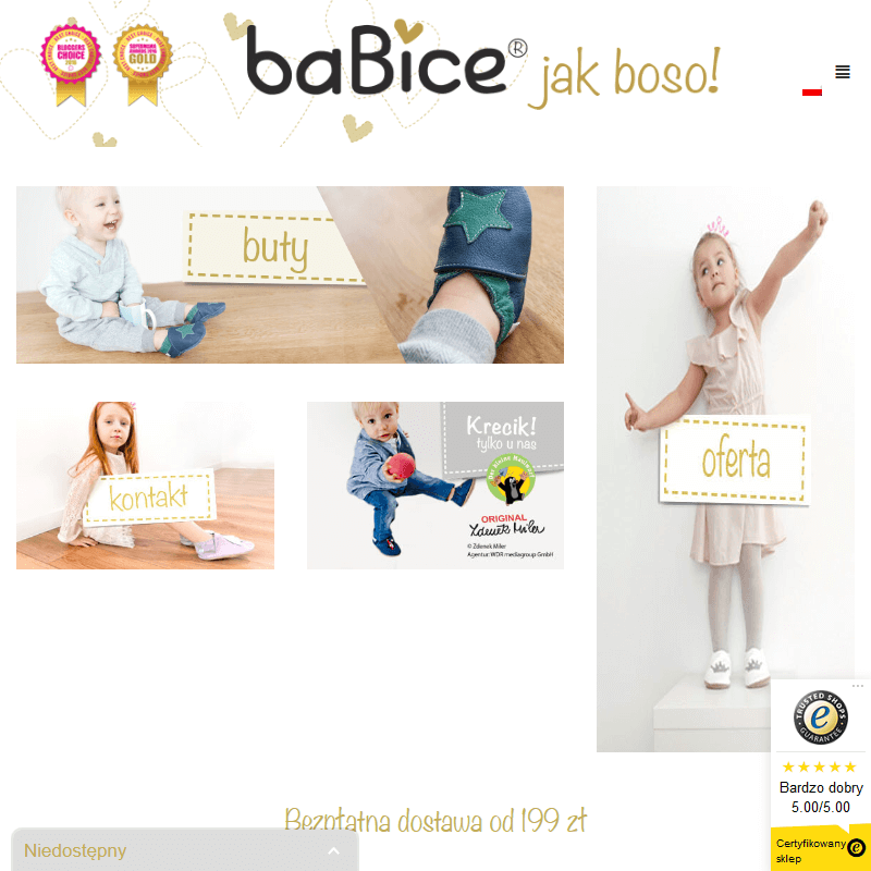 Producent butów dla dzieci