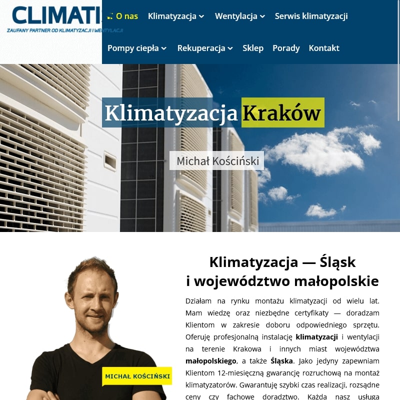 Kraków - klimatyzacja