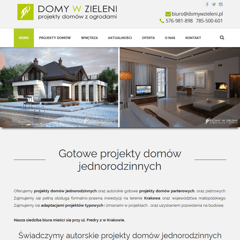 Projekt domu wąska działka w Wrocławiu