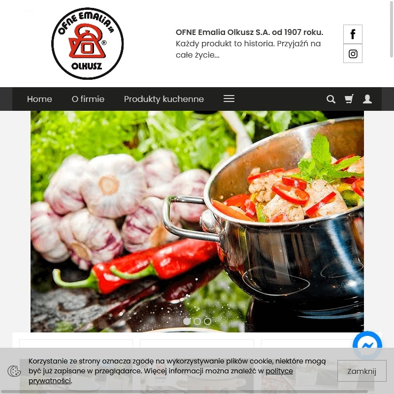 Olkusz - zlewozmywak emaliowany