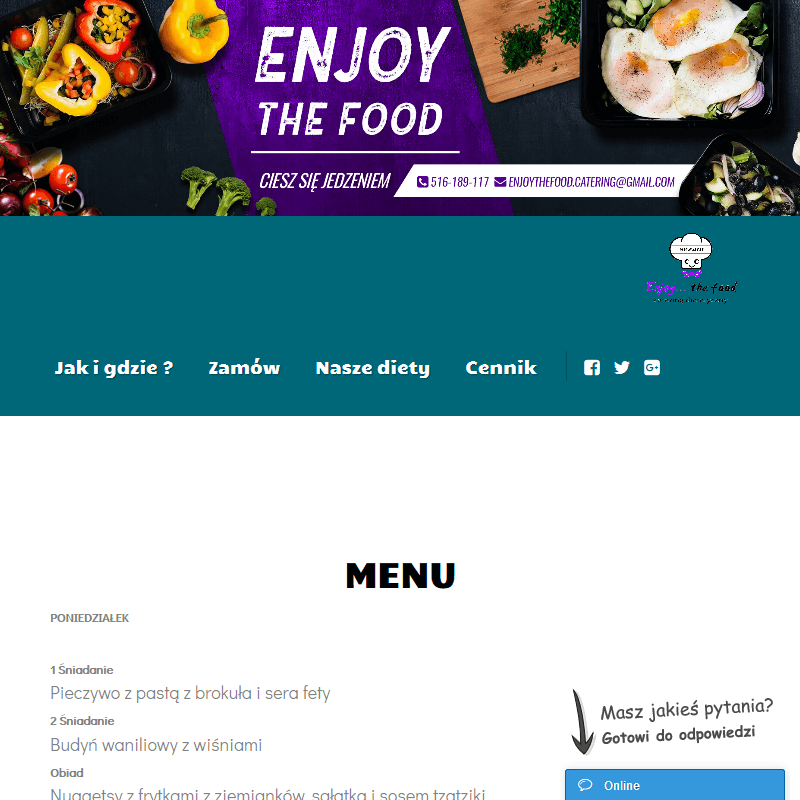 Catering dla sportowców - Poznań