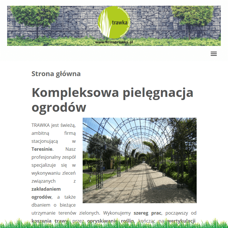 Grodzisk Mazowiecki - pielęgnacja ogrodów