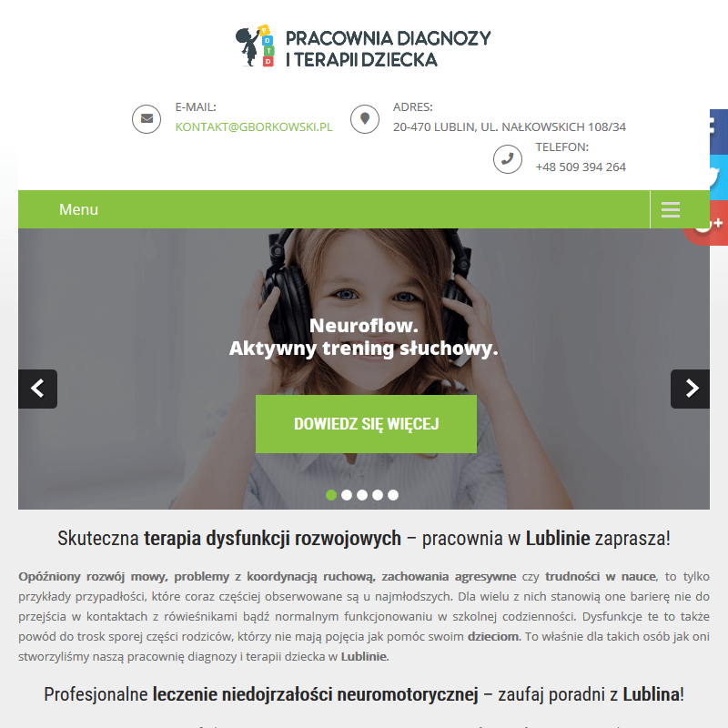 Nadpobudliwość psychoruchowa u dzieci w Lublinie