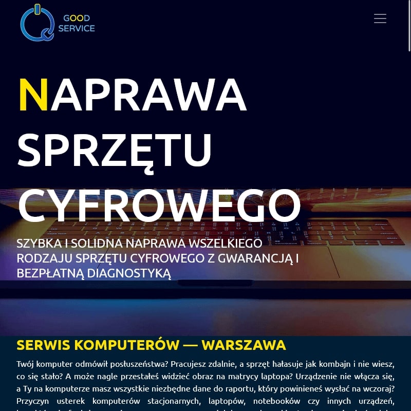 Naprawa laptopa Warszawa