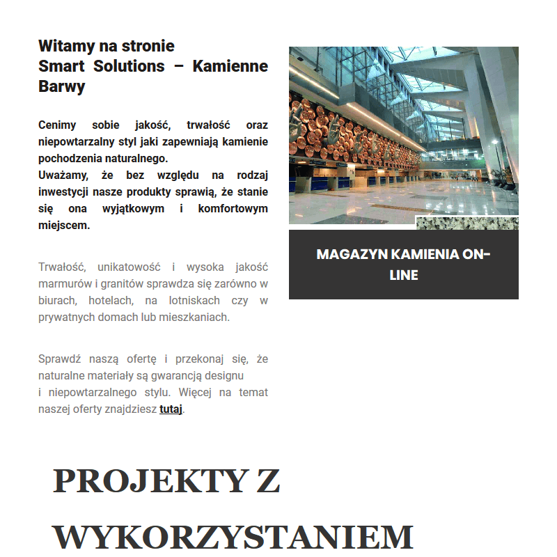 Warszawa - granit na sprzedaż