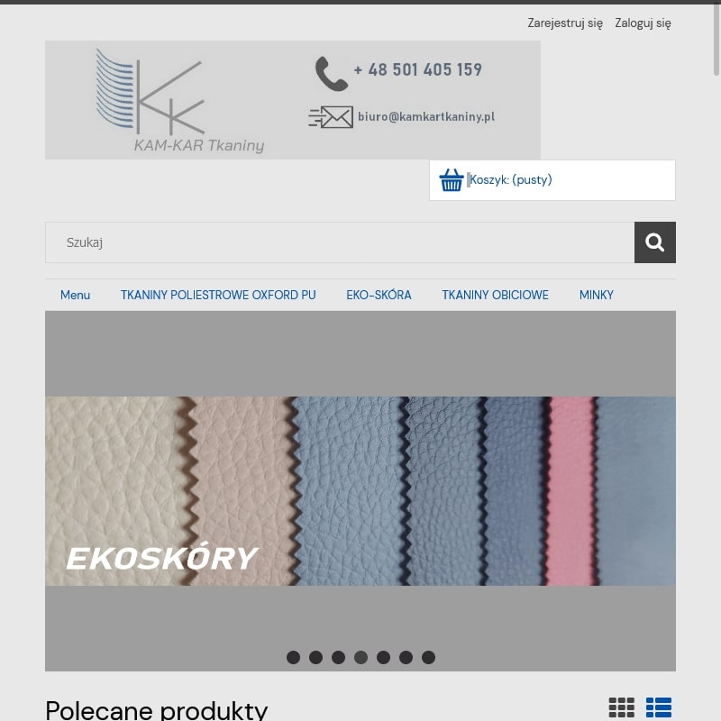 Materiał obrusowy biały
