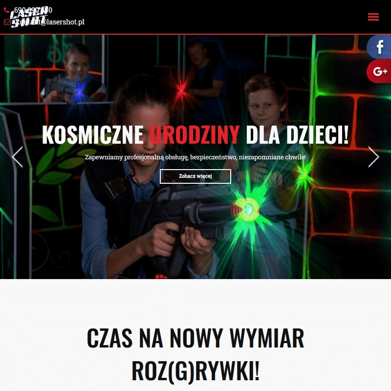 Laserowy paintball w Nowym Sączu