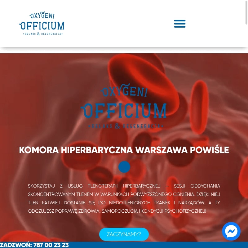 Tlenoterapia komora hiperbaryczna - Przemyśl