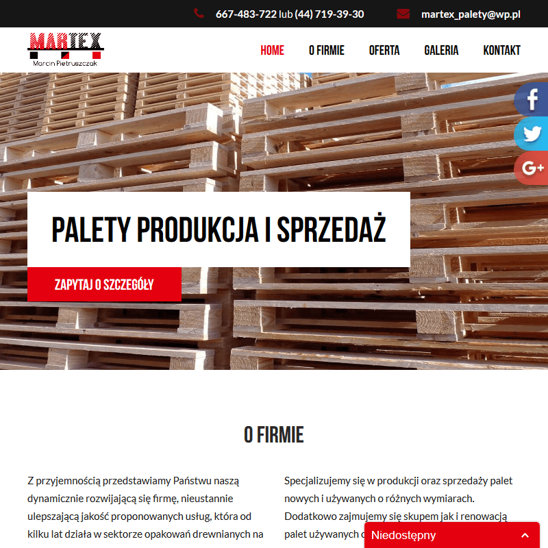 Producent palet jednorazowych w Łodzi