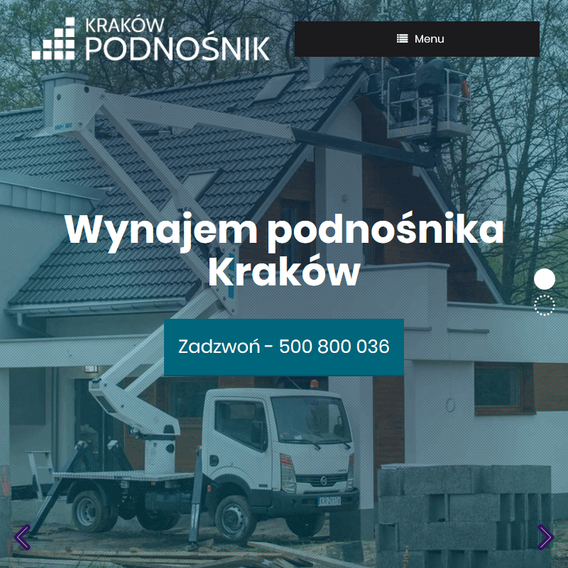 Kraków - podnośniki koszowe kraków wynajem