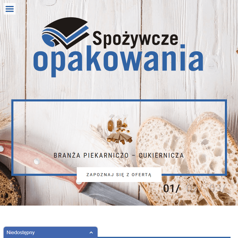 Opakowania na ciastka