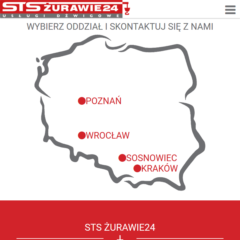 Wynajem żurawi - Kraków